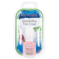 KISS верхнее покрытие Broadway Nails Quick-Dry Top Coat 13.5 мл прозрачный
