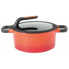 Кастрюля BergHOFF Gem red 2307403, 7.3 л, красный