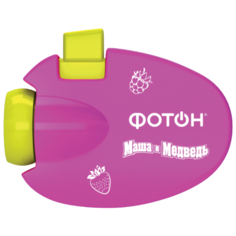 Мультфонарик-проектор "фотон", "Маша и Медведь", розовый