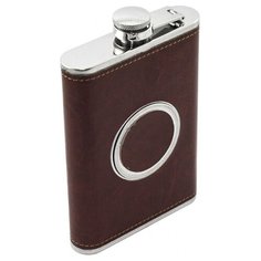 Фляга со стопкой коричн. Эврика