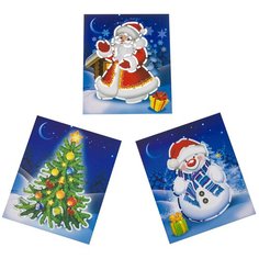 Набор для творчества "Трафареты. Новогодние персонажи" Bondibon