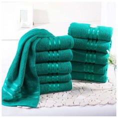 Доми Полотенце банное Harmonika Цвет: Морская Волна 70х130 см - 10 шт Dome