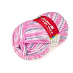 Пряжа из Троицка "Подмосковная принт, секц." 100гр. 250м. (50%шерсть, 50%акрил), 7285 принт, упаковка 10 шт. Троицкая камвольная фабрика