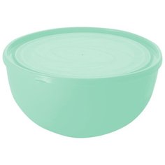 Салатник "Galaxy" 4,0 л с крышкой мята Nice&Price