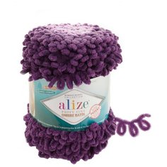 Пряжа Alize Puffy Fine Ombre Batik, 500 г, 73 м, 7277 фиолетовый