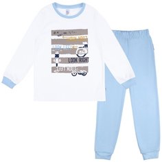 Пижама Bossa Nova размер 36, белый/голубой