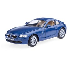 Детская игрушечная коллекционная металическая модель машинки игрушки Kinsmart "BMW Z4" (металлическая, инерционная) синий 1:32