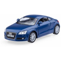 Детская игрушечная коллекционная металическая модель машинки игрушки Kinsmart AUDI TT (металлическая, инерционная) синий 1:32