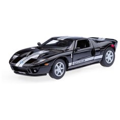 Детская игрушечная коллекционная металическая модель машинки игрушки Kinsmart "Форд GT 2006" (металлическая, инерционная) черный 1:36
