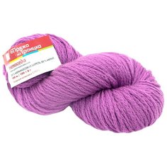 Пряжа из Троицка Непоседа 100гр. 100м. (20% мериносовая шерсть, 80% акрил) (0570 светлая фуксия), 5 мотков Троицкая камвольная фабрика