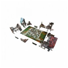 3D пазл Умная бумага - Шахматная игра Городские руины - серия Волшебные королевства 48х32 см 581