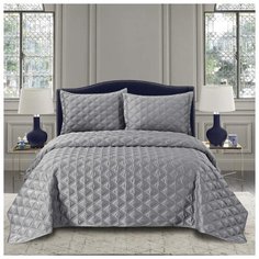 Покрывало "Шармель", 230х250 см, цвет: серый Sofi De Mark O