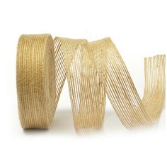 Шнур декоративный "Мешковина", 25 мм x 10 м, арт.TBY.MSH21 Ideal