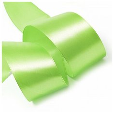 Лента атласная "IDEAL", 2", 50 мм (цвет: 3034, салатовый), 27,4 м