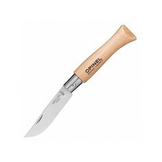 Нож Opinel "№5", нержавеющая сталь, рукоять из бука