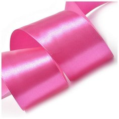 Лента атласная "IDEAL", 2", 50 мм (цвет: 3083, фуксия), 27,4 м