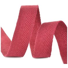 Тесьма киперная, 15 мм x 50 м, цвет: F178 бордовый, арт. TBY.CT15178 Ideal