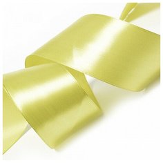 Лента атласная "IDEAL", 2", 50 мм (цвет: 3036, светло-салатовый), 27,4 м