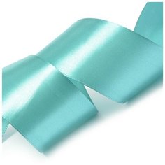 Лента атласная "IDEAL", 2", 50 мм (цвет: 3154, сине-зеленый), 27,4 м