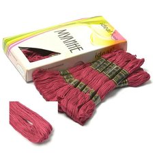 Нитки мулине "Ideal", цвет: 183, арт. ТВ (24 мотка по 8 метров)