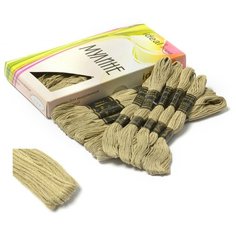 Нитки мулине "Ideal", цвет: 374, арт. ТВ (24 мотка по 8 метров)