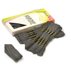 Нитки мулине "Ideal", цвет: 550, арт. ТВ (24 мотка по 8 метров)