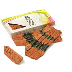 Нитки мулине "Ideal", цвет: 389, арт. ТВ (24 мотка по 8 метров)