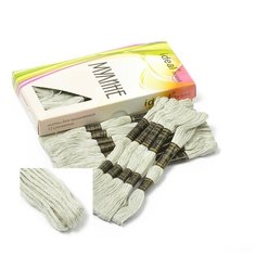 Нитки мулине "Ideal", цвет: 502, арт. ТВ (24 мотка по 8 метров)