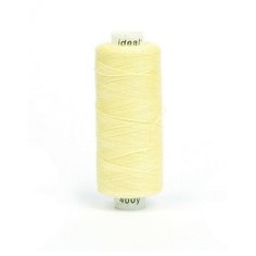 Нитки бытовые "IDEAL", 40/2, 366 м (цвет: 117, светло-желтый), 10 штук