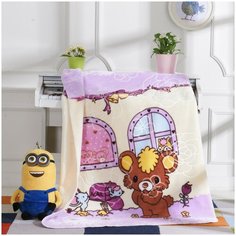 Плед "Сафари", цвет: бежевый, 100х140 см Sofi De Mark O