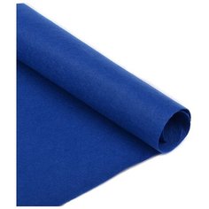 Фетр в рулоне полужесткий "Ideal", 1 мм, 100 см x 5 м, цвет: 126 синий, арт. FLT-HS2