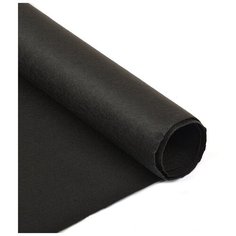 Фетр в рулоне полужесткий "Ideal", 1 мм, 100 см x 5 м, цвет: 060 черный, арт. FLT-HS2