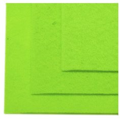 Комплект листового фетра (жесткий) "IDEAL", 10 листов, цвет: 674 салатовый