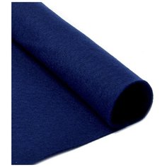 Фетр в рулоне жесткий "Ideal", цвет: 673 темно-синий, 100 см x 10 метров, арт. FLT-H2