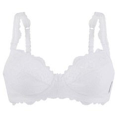 Бюстгальтер для кормления с широкими бретелями "Компромисс", размер 85С, белый Mama Com.Fort