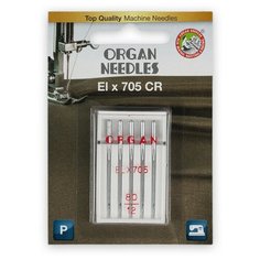 Набор игл для бытовых швейных машин "Organ Needles", №80, 5 штук, арт. ELх705