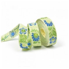 Лента отделочная жаккардовая "Ideal", 15 мм x 5,48 метра, цвет мятный (арт. TBY.ЛЖ.MH-23)