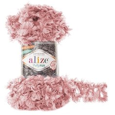 Пряжа для вязания Ализе Puffy Fur (100% полиэстер) 5х100г/6м цв.6102 Alize