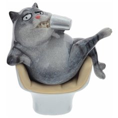 Фигурка декоративная "Кот", 756205, 12/7/13 см. РЕМЕКО