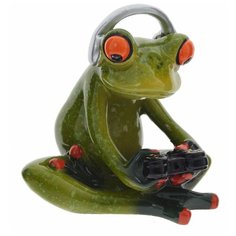 Фигурка декоративная "Лягушка", 756200, 8/7.5/8 см. РЕМЕКО