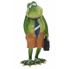 Фигурка декоративная "Лягушка", 756193, 8.5/7.5/17.5 см. РЕМЕКО