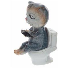 Фигурка декоративная "Кот", 756207, 8/5/12 см. РЕМЕКО