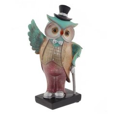 Фигурка декоративная "Сова", 757033, 11/9.5/22 см. РЕМЕКО