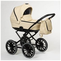 Коляска-люлька MR SANDMAN Apollo Classic G (1 в 1) Бежевый Экокожа