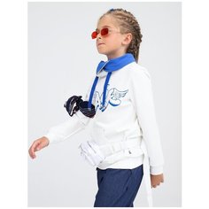 Толстовка Nota Bene размер 164, белый/синий