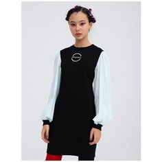 Платье Nota Bene размер 164, черный/зеленый