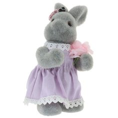 Статуэтка РЕМЕКО Заяц, 22 см серый