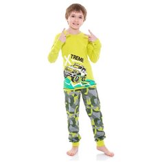 Пижама N.O.A. размер 116 (34), салатовый NOA