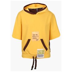 Худи Nota Bene размер 140, желтый/коричневый