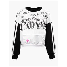 Свитшот Nota Bene размер 140, черный/белый